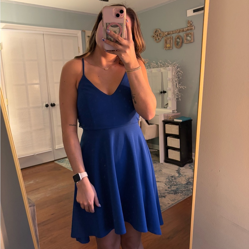 Blue formal dress